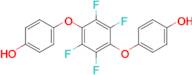 4-[2,3,5,6-tetrafluoro-4-(4-hydroxyphenoxy)phenoxy]phenol