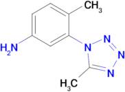 4-Methyl-3-(5-methyl-1h-1,2,3,4-tetrazol-1-yl)aniline
