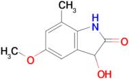 3-Hydroxy-5-methoxy-7-methyl-2,3-dihydro-1h-indol-2-one