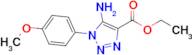 Ethyl 5-amino-1-(4-methoxyphenyl)-1h-1,2,3-triazole-4-carboxylate
