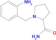 1-[(2-aminophenyl)methyl]pyrrolidine-2-carboxamide