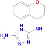 n3-(3,4-Dihydro-2h-1-benzopyran-4-yl)-4h-1,2,4-triazole-3,5-diamine