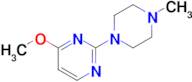 4-Methoxy-2-(4-methylpiperazin-1-yl)pyrimidine
