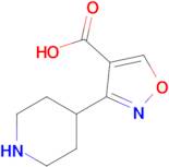 3-(Piperidin-4-yl)-1,2-oxazole-4-carboxylic acid