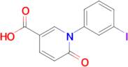 1-(3-Iodophenyl)-6-oxo-1,6-dihydropyridine-3-carboxylic acid