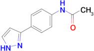 n-[4-(1h-pyrazol-3-yl)phenyl]acetamide