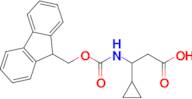 3-Cyclopropyl-3-({[(9h-fluoren-9-yl)methoxy]carbonyl}amino)propanoic acid