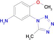 4-Methoxy-3-(5-methyl-1h-1,2,3,4-tetrazol-1-yl)aniline