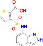 3-[(2H-indazol-7-yl)sulfamoyl]thiophene-2-carboxylic acid