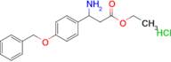 Ethyl 3-amino-3-[4-(benzyloxy)phenyl]propanoate hydrochloride