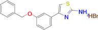 4-[3-(benzyloxy)phenyl]-1,3-thiazol-2-amine hydrobromide