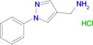 (1-Phenyl-1h-pyrazol-4-yl)methanamine hydrochloride