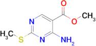 Methyl 4-amino-2-(methylsulfanyl)pyrimidine-5-carboxylate