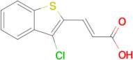 (2e)-3-(3-Chloro-1-benzothiophen-2-yl)prop-2-enoic acid