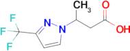 3-[3-(trifluoromethyl)-1h-pyrazol-1-yl]butanoic acid