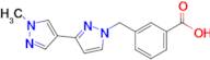 3-{[3-(1-methyl-1h-pyrazol-4-yl)-1h-pyrazol-1-yl]methyl}benzoic acid