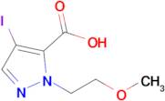 4-Iodo-1-(2-methoxyethyl)-1h-pyrazole-5-carboxylic acid