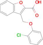 3-(2-Chlorophenoxymethyl)-1-benzofuran-2-carboxylic acid