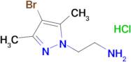 2-(4-Bromo-3,5-dimethyl-1h-pyrazol-1-yl)ethan-1-amine hydrochloride