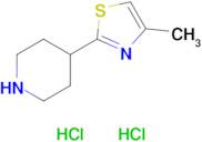 4-(4-Methyl-1,3-thiazol-2-yl)piperidine dihydrochloride