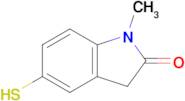 1-Methyl-5-sulfanyl-2,3-dihydro-1h-indol-2-one