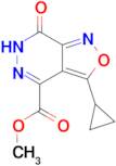 Methyl 3-cyclopropyl-7-oxo-6h,7h-[1,2]oxazolo[3,4-d]pyridazine-4-carboxylate