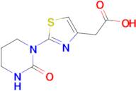 2-[2-(2-oxo-1,3-diazinan-1-yl)-1,3-thiazol-4-yl]acetic acid