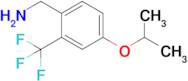 [4-(propan-2-yloxy)-2-(trifluoromethyl)phenyl]methanamine