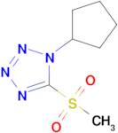 1-Cyclopentyl-5-methanesulfonyl-1h-1,2,3,4-tetrazole