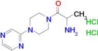 2-Amino-1-[4-(pyrazin-2-yl)piperazin-1-yl]propan-1-one dihydrochloride