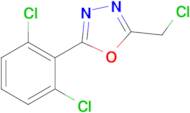 2-(Chloromethyl)-5-(2,6-dichlorophenyl)-1,3,4-oxadiazole