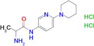 2-Amino-N-[6-(piperidin-1-yl)pyridin-3-yl]propanamide dihydrochloride