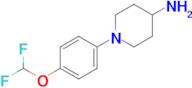 1-[4-(difluoromethoxy)phenyl]piperidin-4-amine