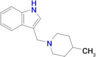 3-[(4-methylpiperidin-1-yl)methyl]-1h-indole