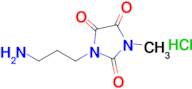 1-(3-Aminopropyl)-3-methylimidazolidine-2,4,5-trione hydrochloride