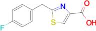 2-[(4-fluorophenyl)methyl]-1,3-thiazole-4-carboxylic acid