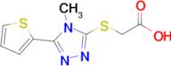 2-{[4-methyl-5-(thiophen-2-yl)-4h-1,2,4-triazol-3-yl]sulfanyl}acetic acid