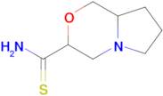 Hexahydro-1h-pyrrolo[2,1-c]morpholine-3-carbothioamide