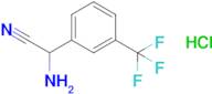 2-Amino-2-[3-(trifluoromethyl)phenyl]acetonitrile hydrochloride