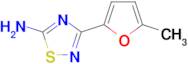 3-(5-methylfuran-2-yl)-1,2,4-thiadiazol-5-amine