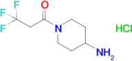 1-(4-Aminopiperidin-1-yl)-3,3,3-trifluoropropan-1-one hydrochloride