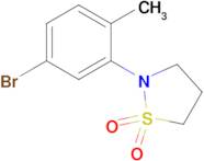 2-(5-Bromo-2-methylphenyl)-1,2-thiazolidine-1,1-dione