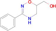 (3-Phenyl-5,6-dihydro-4h-1,2,4-oxadiazin-6-yl)methanol