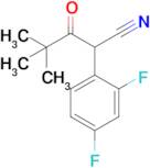 2-(2,4-Difluorophenyl)-4,4-dimethyl-3-oxopentanenitrile