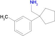 [1-(3-methylphenyl)cyclopentyl]methanamine