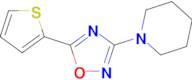 1-[5-(thiophen-2-yl)-1,2,4-oxadiazol-3-yl]piperidine