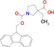 3-Ethyl-1-{[(9h-fluoren-9-yl)methoxy]carbonyl}pyrrolidine-3-carboxylic acid