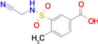 3-[(cyanomethyl)sulfamoyl]-4-methylbenzoic acid