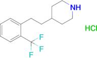4-{2-[2-(trifluoromethyl)phenyl]ethyl}piperidine hydrochloride