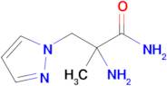 2-Amino-2-methyl-3-(1h-pyrazol-1-yl)propanamide